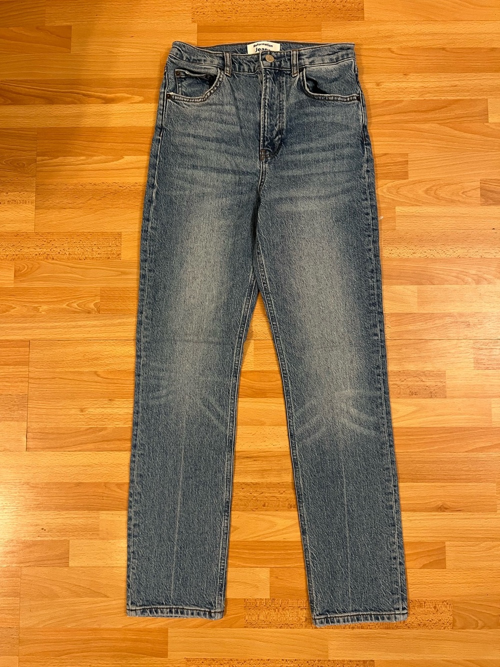 Reformation High-Rise Straight Leg Jeans